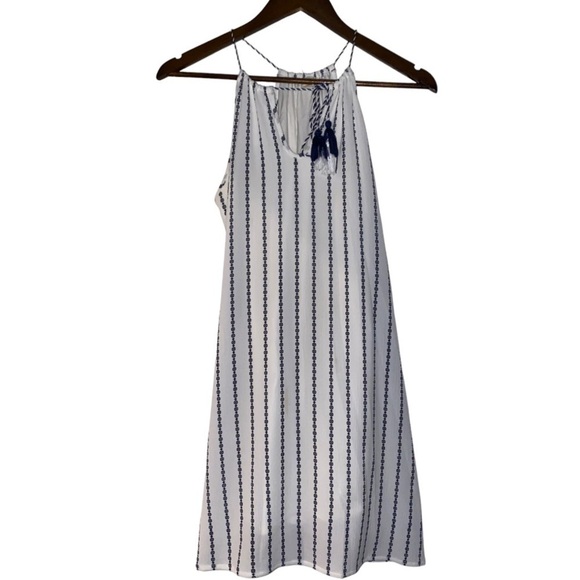 Lazy Sunday Women Racerback Stripe Tunic M Dainty Flowy Feminine Summer - Picture 1 of 6